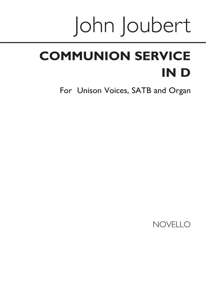Communion Service In D, Op.46