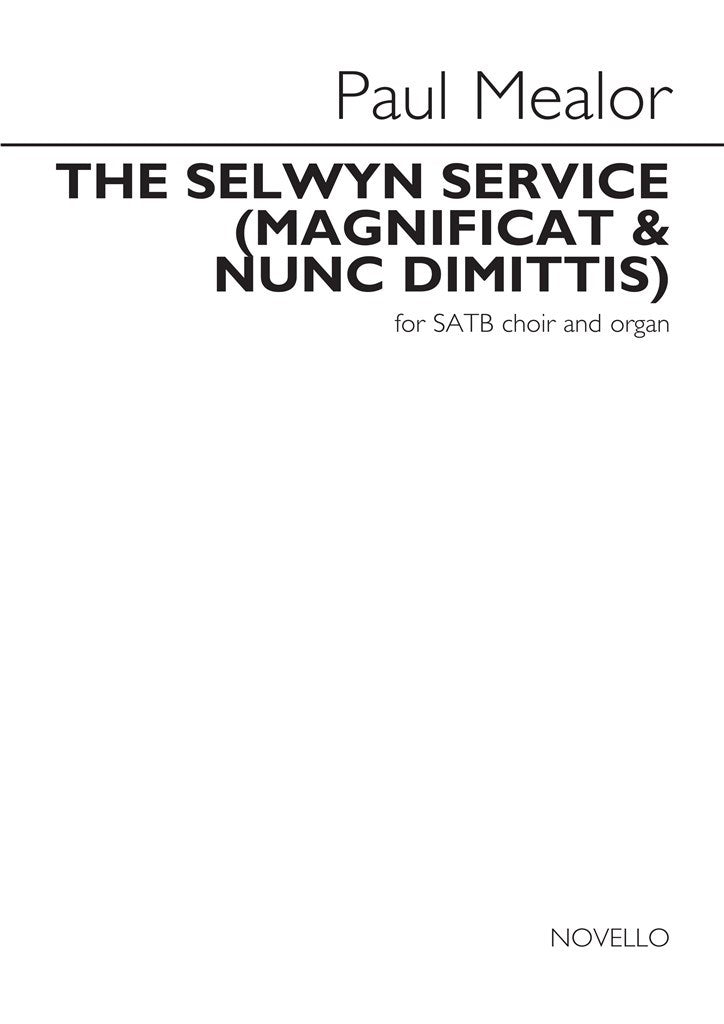 The Selwyn Service (Magnificat & Nunc Dimittis)