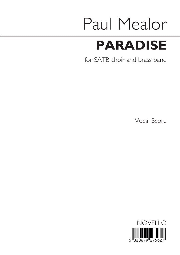 Paradise (Choral Score)