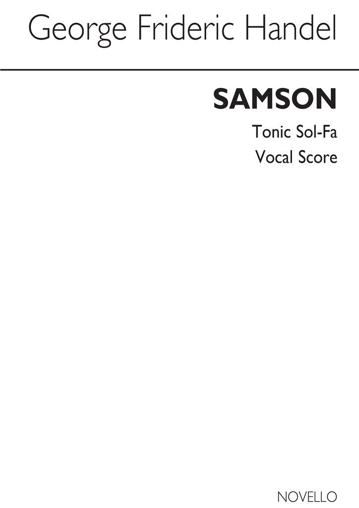 Samson- (Tonic Sol-Fa)