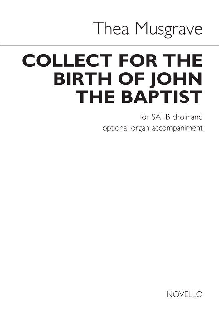 Collect For Birth of John The Baptist