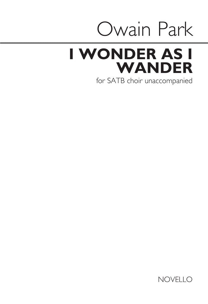 I Wonder as I Wander