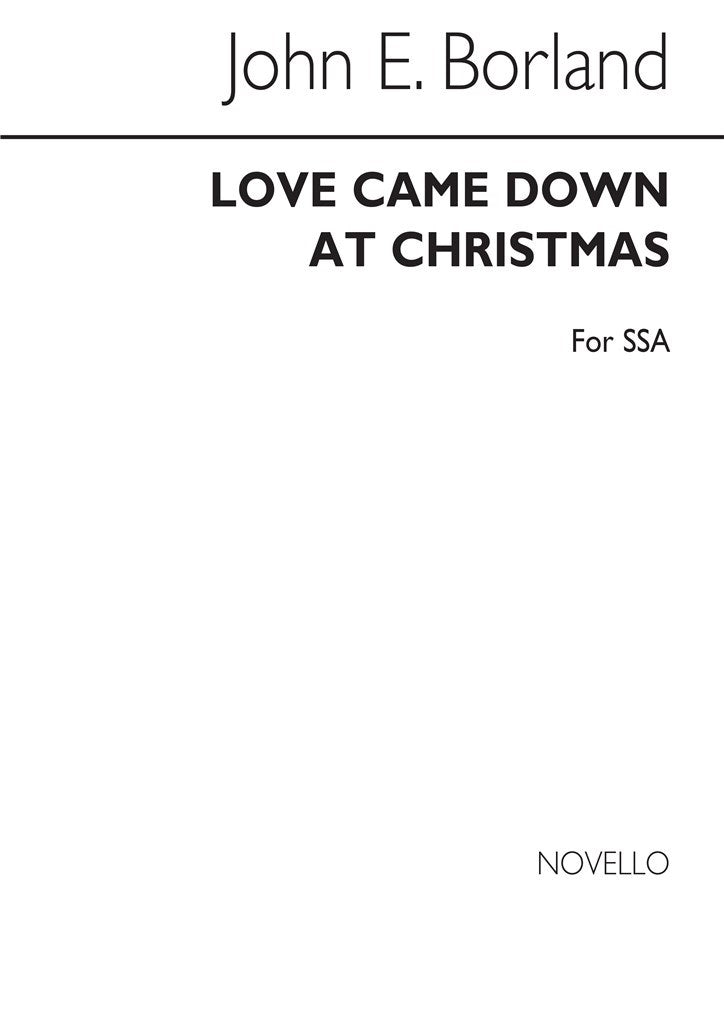 Love Came Down At Christmas