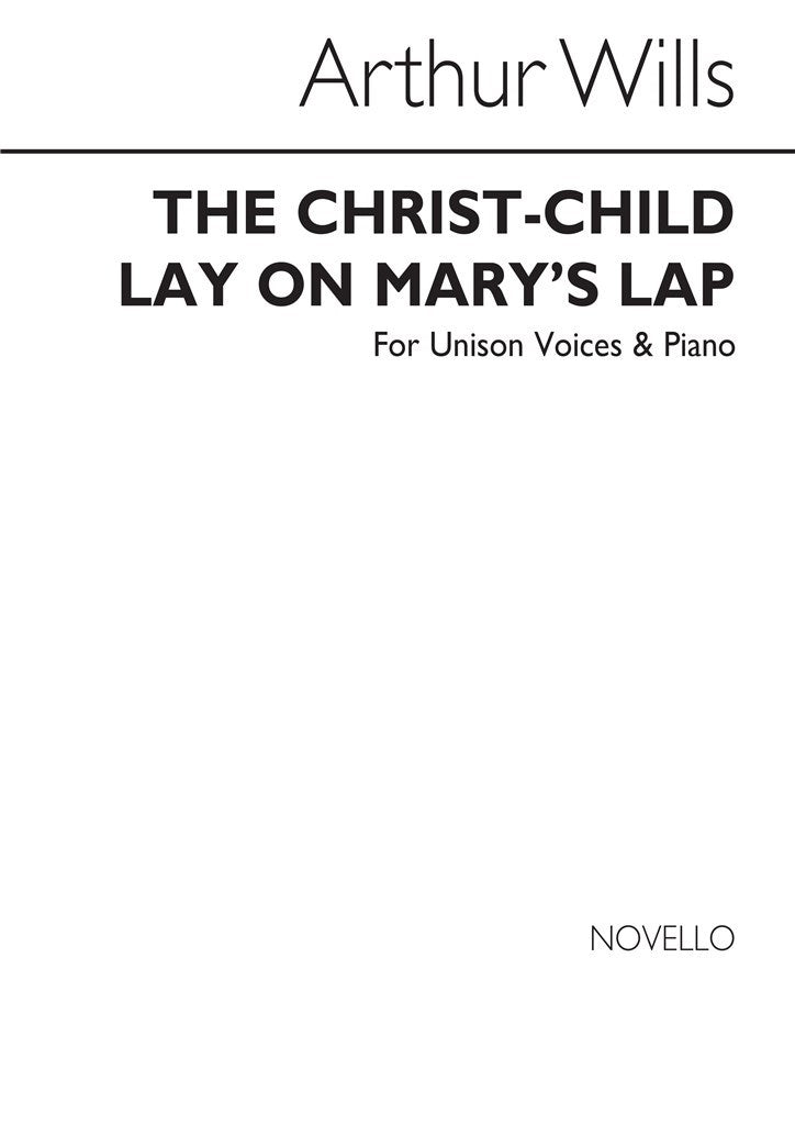 The Christ-child Lay On Mary's Lap Piano