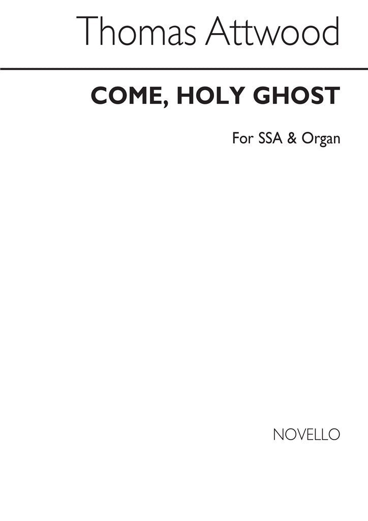 Come, Holy Ghost (SSA)