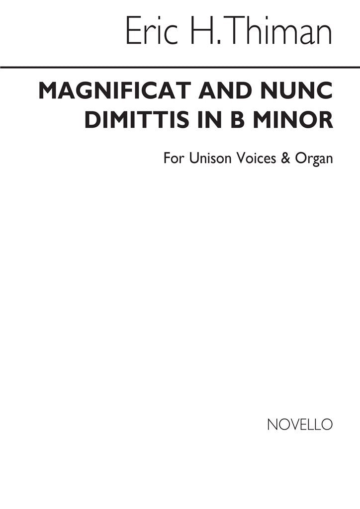 Magnificat and Nunc Dimittis In B Minor