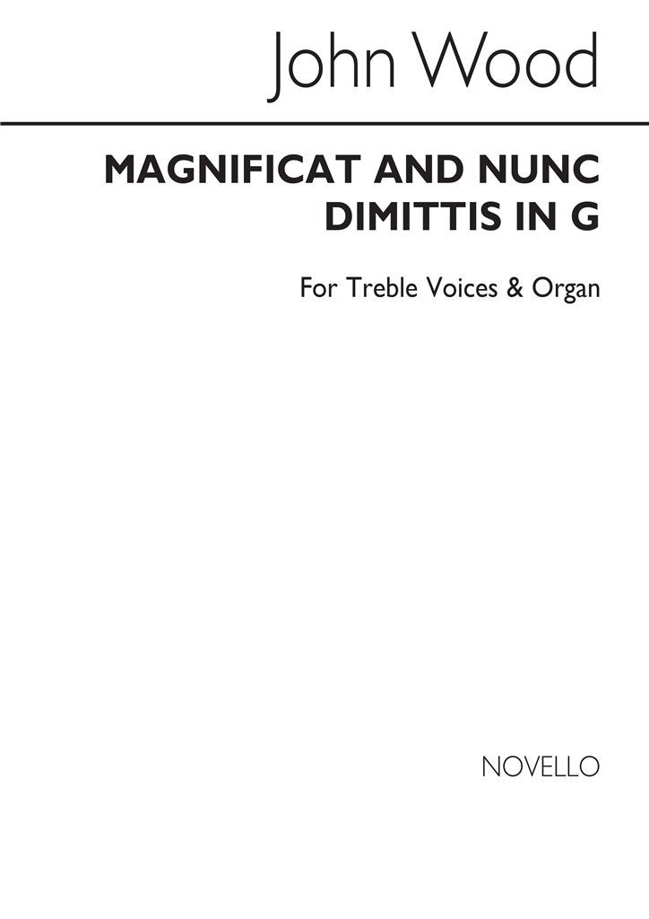 Magnificat and Nunc Dimittis In G (Treble Voices)