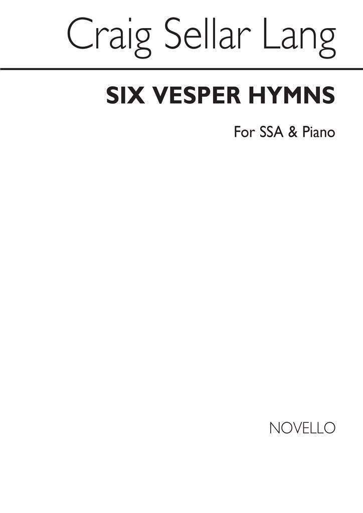 6 Vesper Hymns Op.76