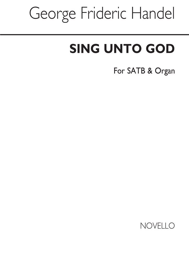 Sing Unto God (Choral Score)