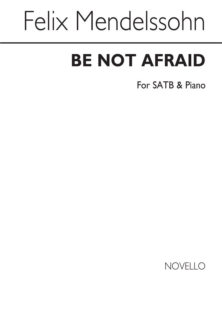 Be Not Afraid (Choral Score)