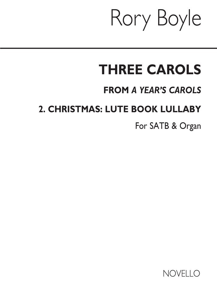 A Year's Carols No.2 - Lute Book Lullaby