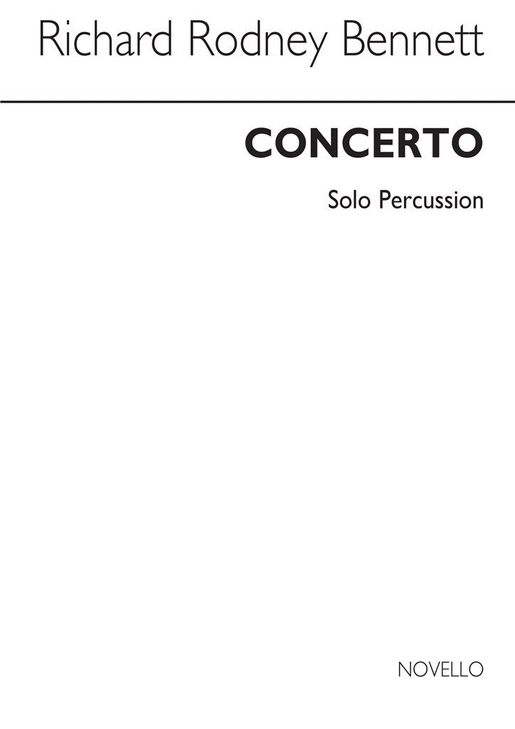 Percussion Concerto (Solo Part)