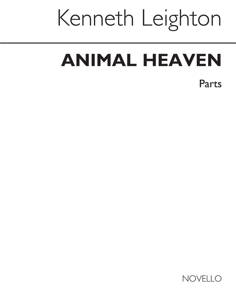 Animal Heaven Op.83 (Instrumental Parts)