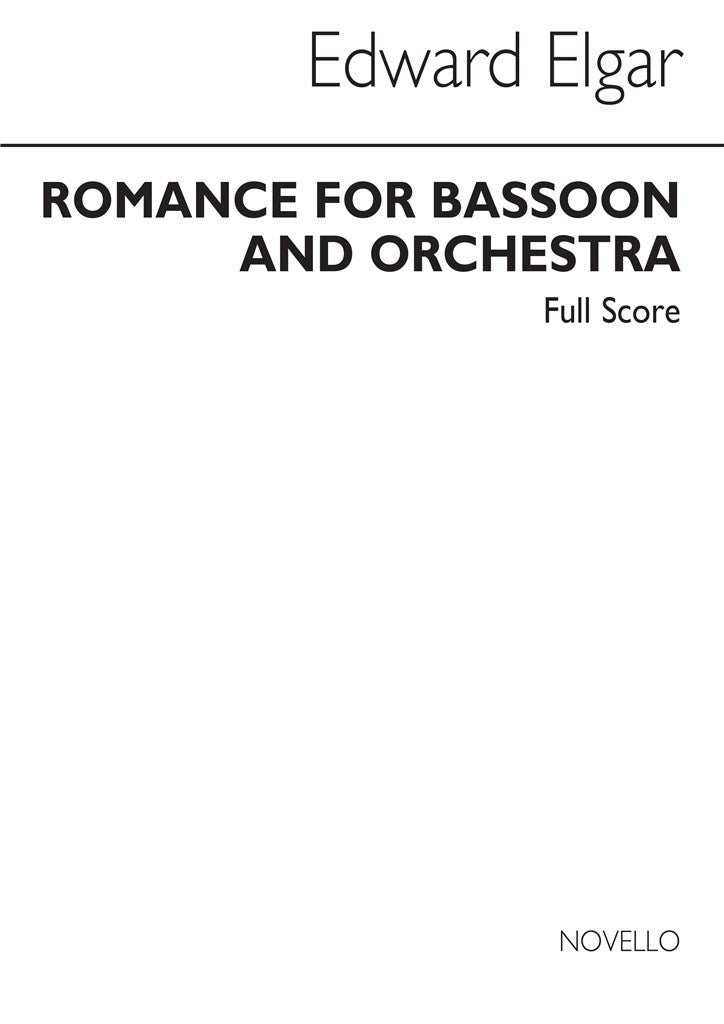 Romance For Bassoon and Orchestra