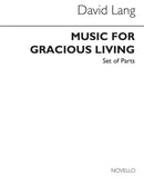 Music For Gracious Living (Parts)