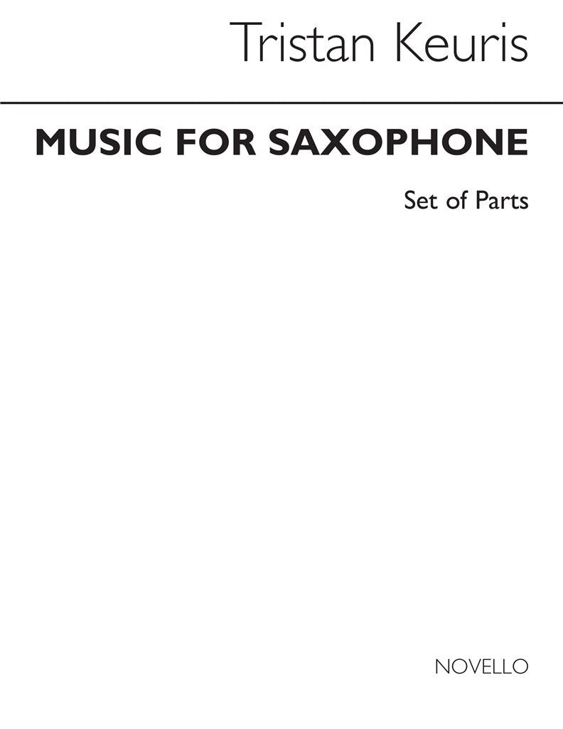 Music For Saxophones (Parts)