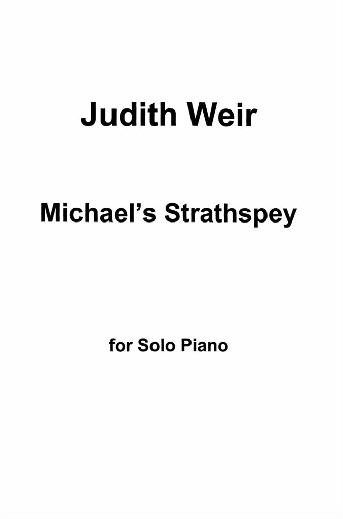 Michael's Strathspey for Piano