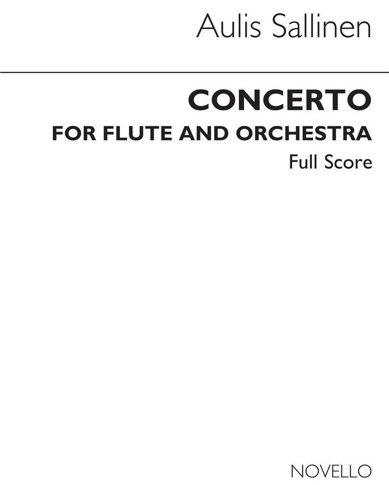 Concerto For Flute & Orchestra Op.70 (Full Score)