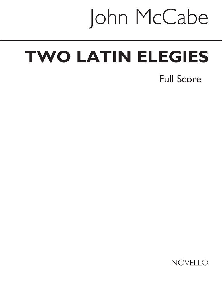 Two Latin Elegies