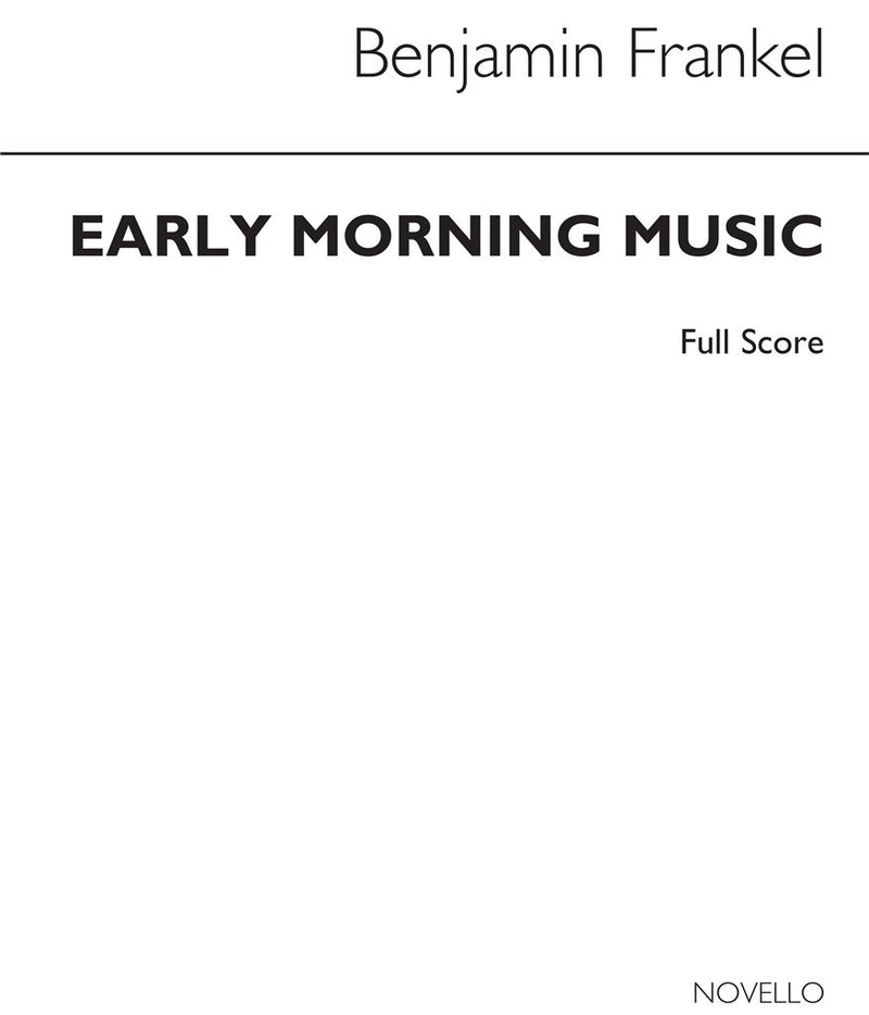 Early Morning Music (Score)