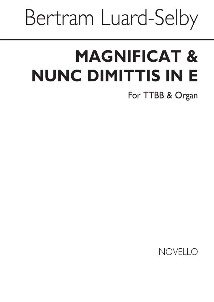 Magnificat and Nunc Dimittis In E