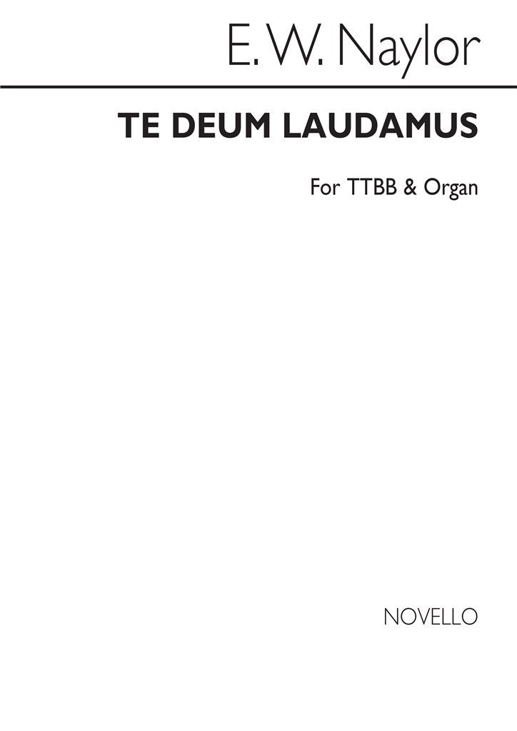 Te Deum for TTBB Chorus with acc.