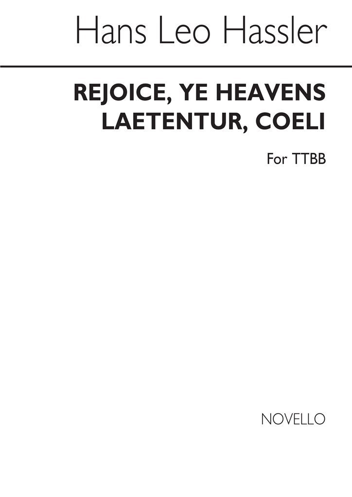 Laetentur Coeli (TTBB)
