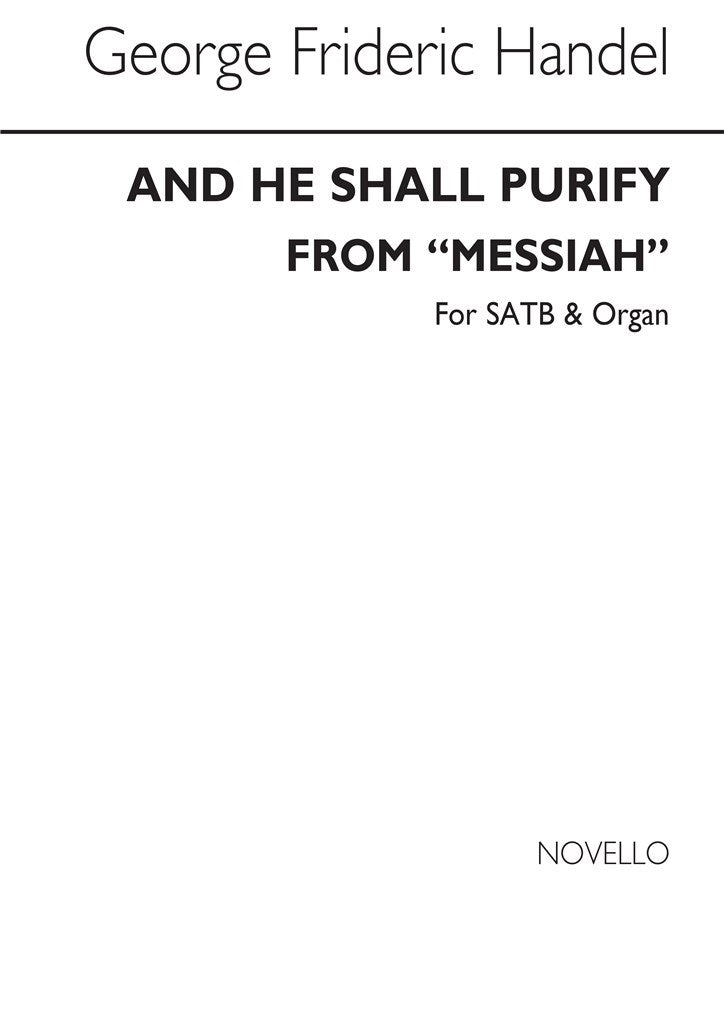 And He Shall Purify (From Messiah)