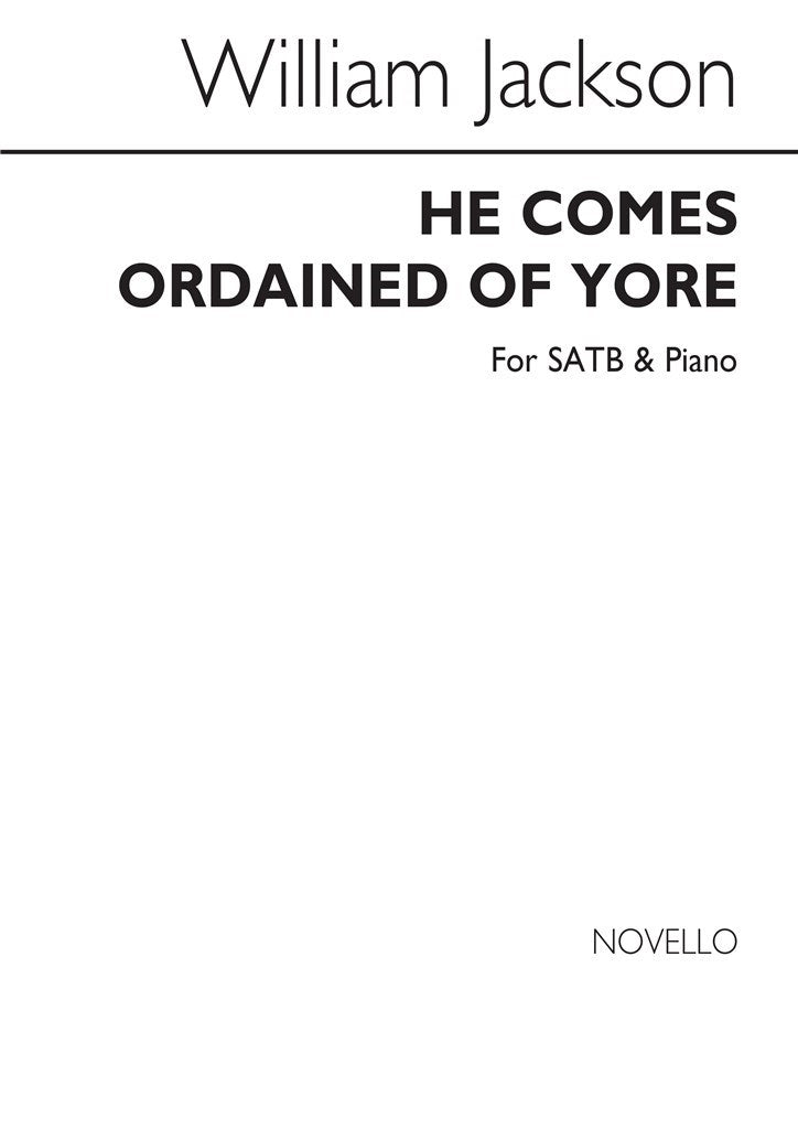 He Comes Ordained of Yore