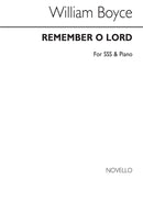 Remember O Lord Sss/Piano