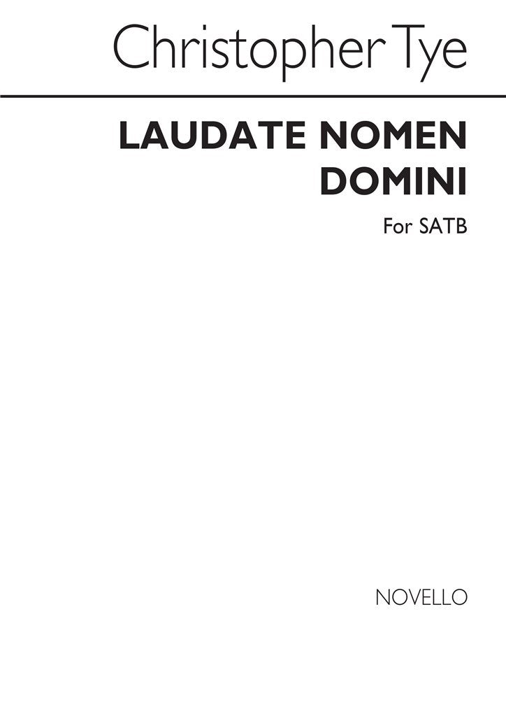 Laudate Nomen Domini Satb