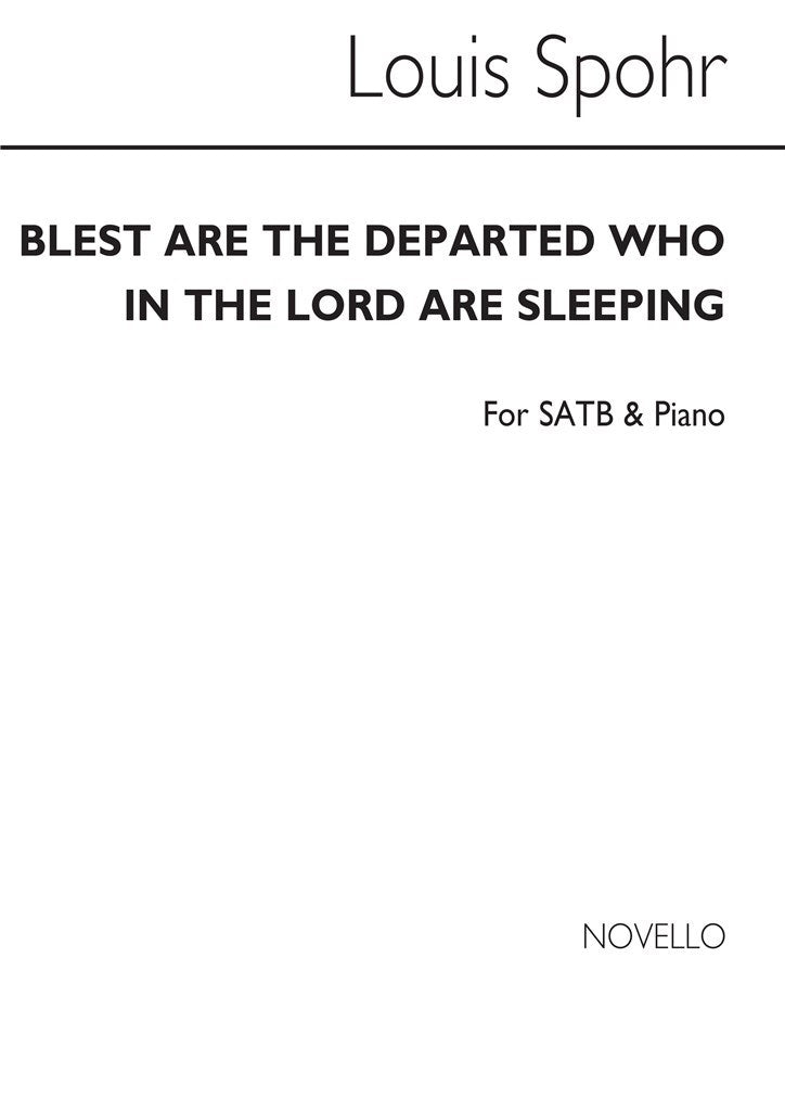 Blest Are The Departed Who In The Lord AreSleeping