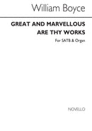 Great and Marvellous Are Thy Works