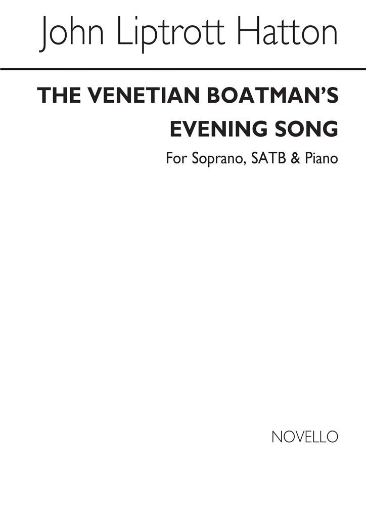 The Venetian Boatmen's Evening Song