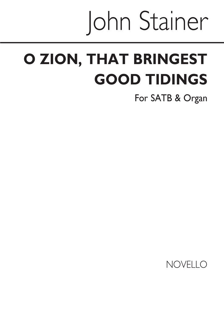 O Zion That Bringest Good Tidings
