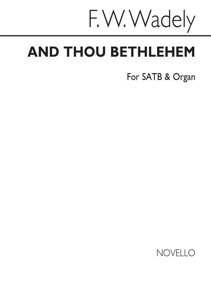 And Thou Bethlehem