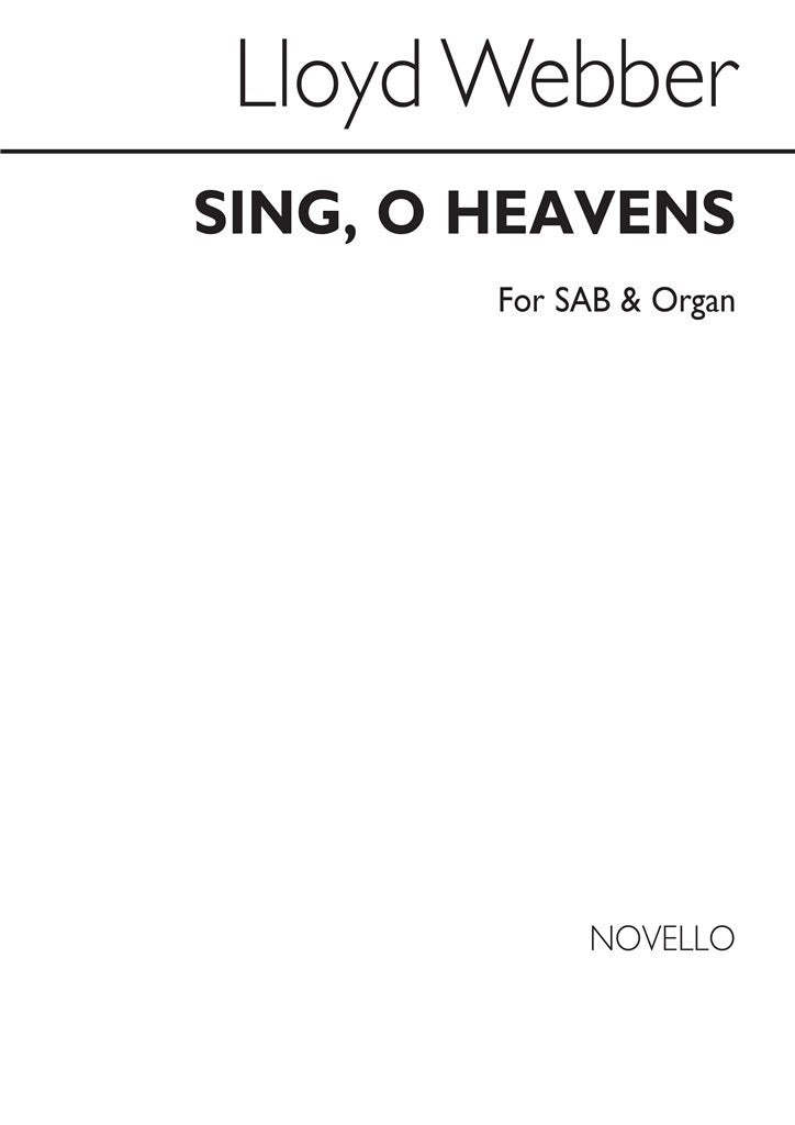 Sing, O Heavens