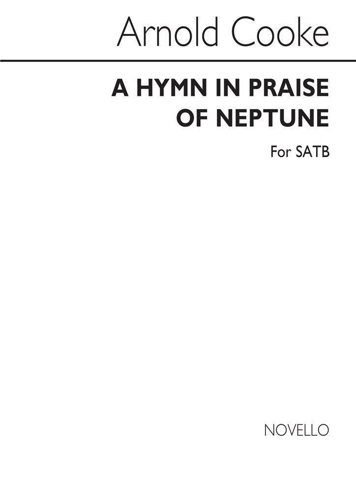 Hymn In Praise of Neptune