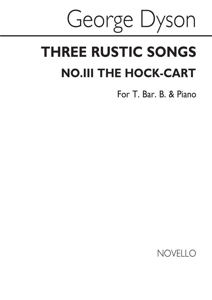 The Hock-cart From Three Rustic Songs
