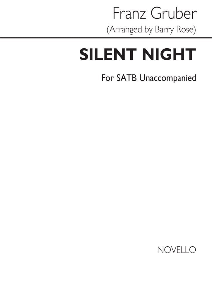 Silent Night (SATB), arr. Rose