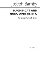 Magnificat and Nunc Dimittis In C (Unison Voice Organ Accompaniment)