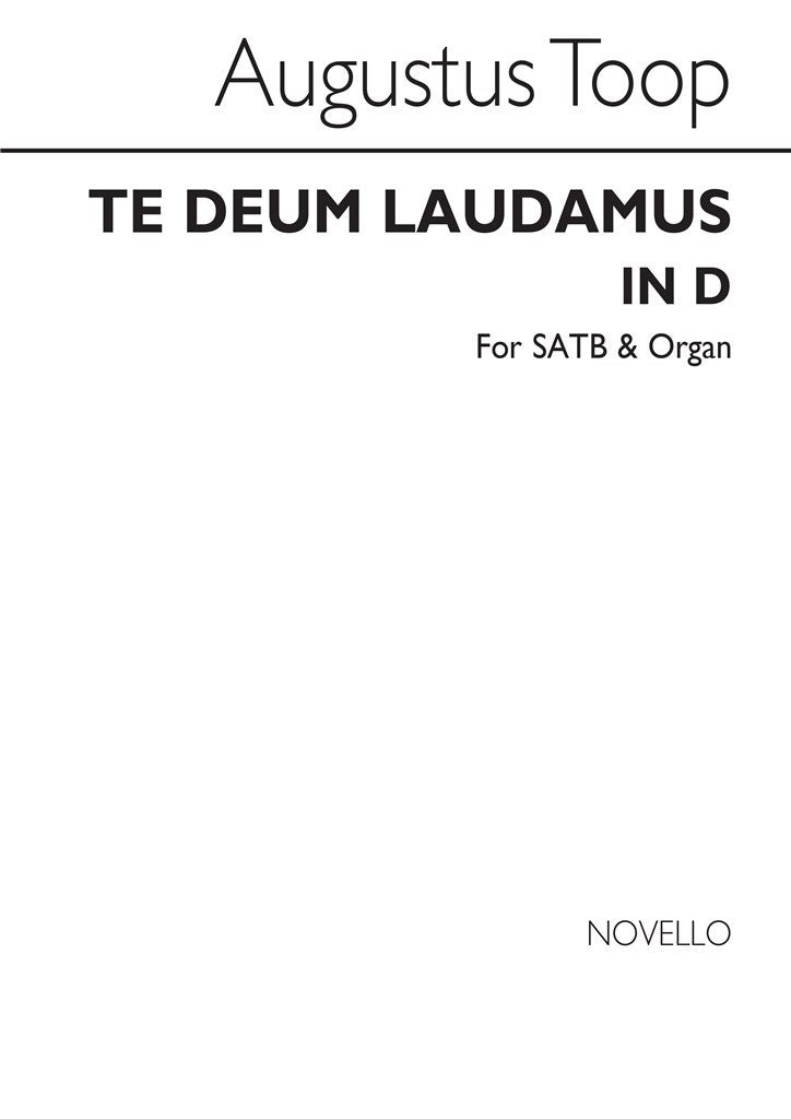 Te Deum Laudamus In D Satb/Organ