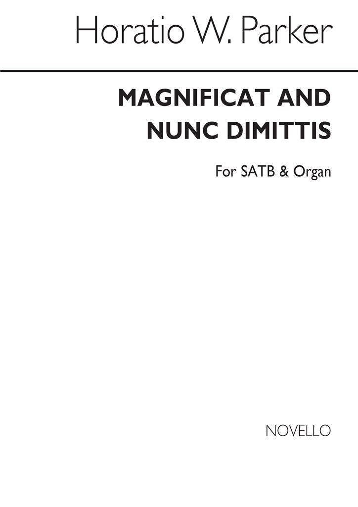 Magnificat And Nunc Dimittis In E Flat (Op. 34)