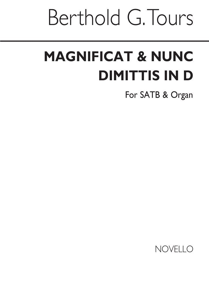 Magnificat and Nunc Dimitis In D