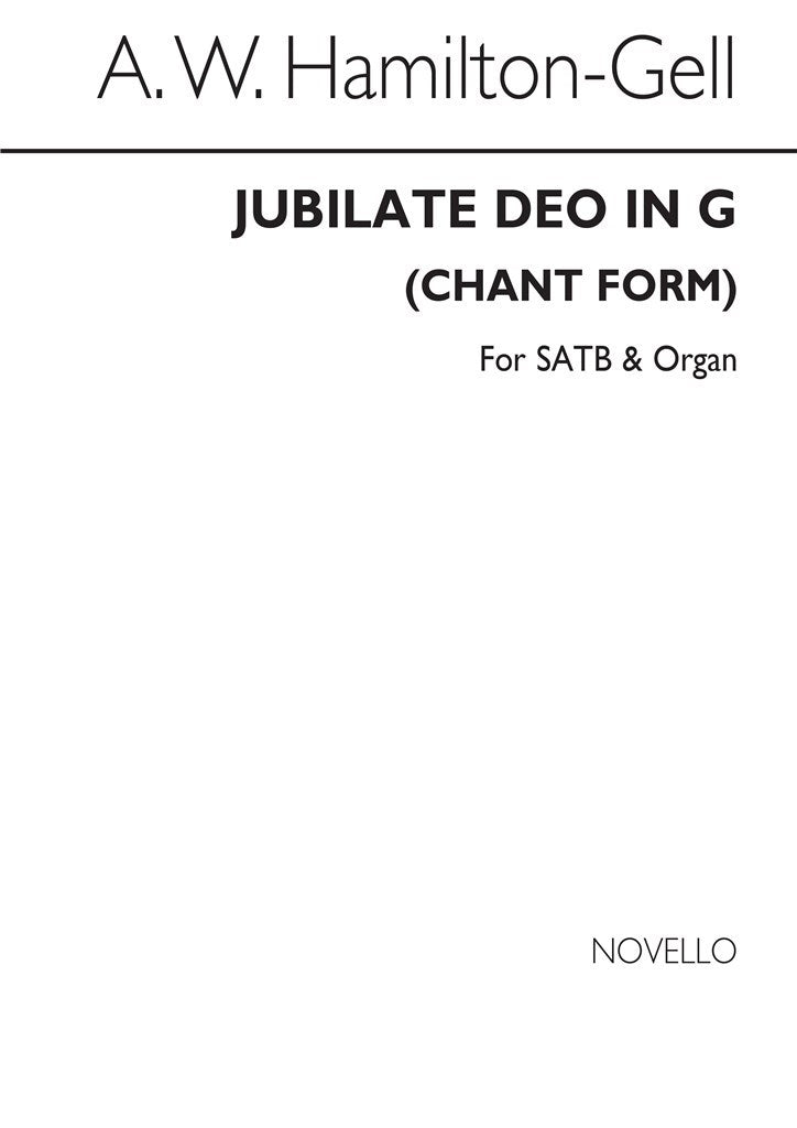 Jubilate Deo In G (Chant Form)