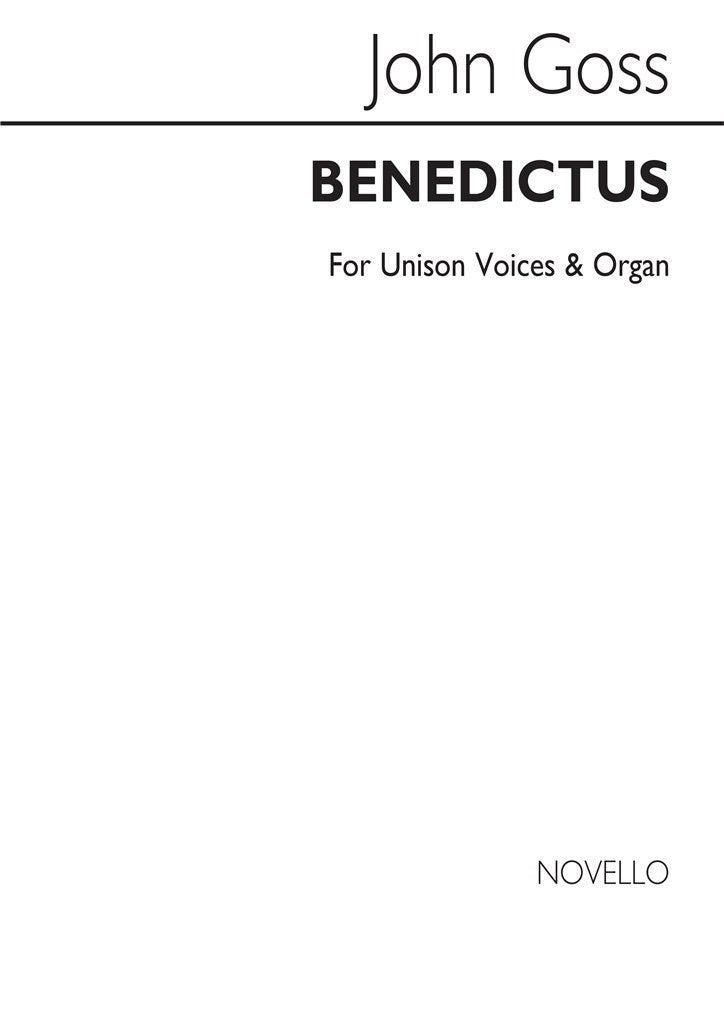 Benedictictus In A Unison