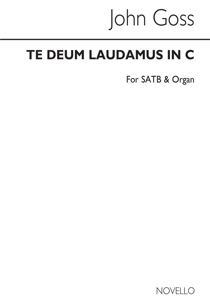 Te Deum Laudamus In C