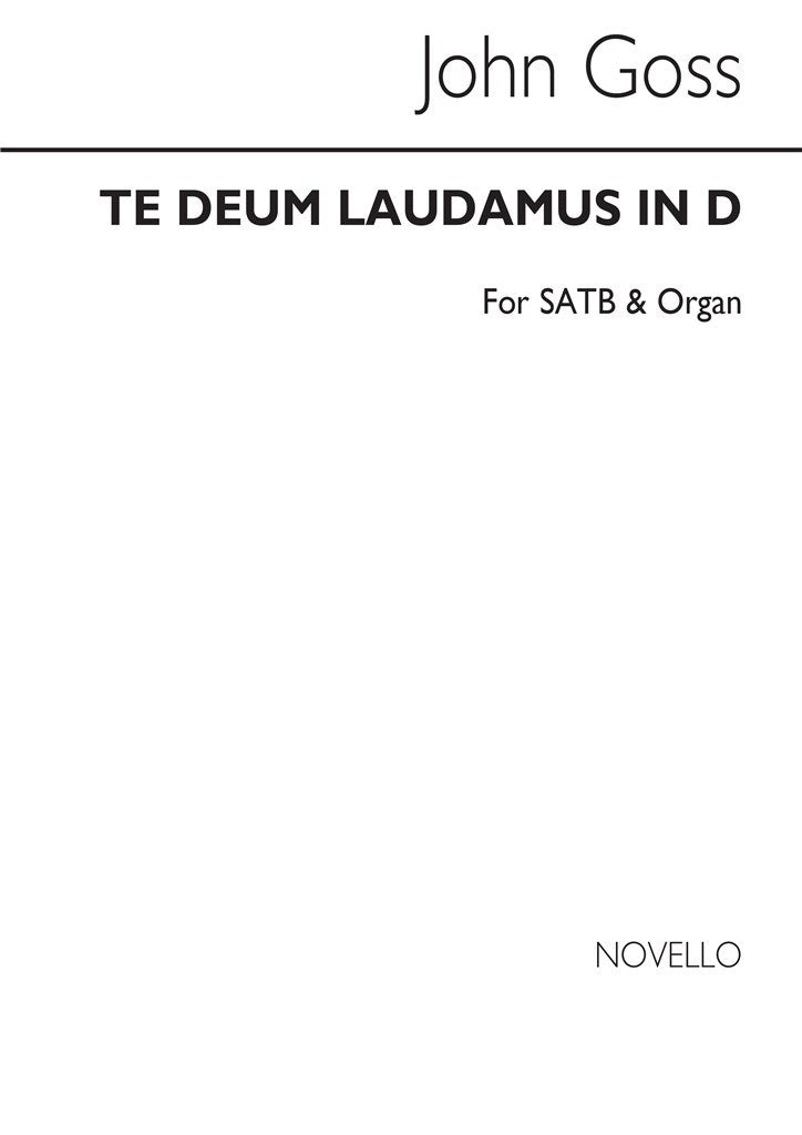 Te Deum Laudamus In D