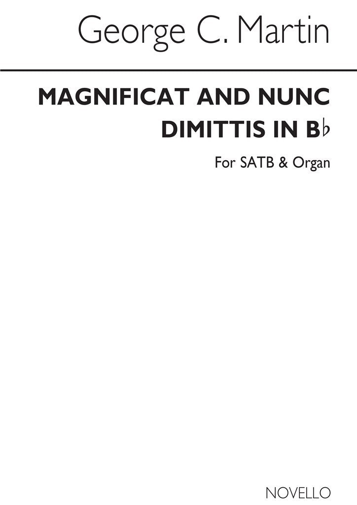 Magnificat And Nunc Dimittis In B Flat