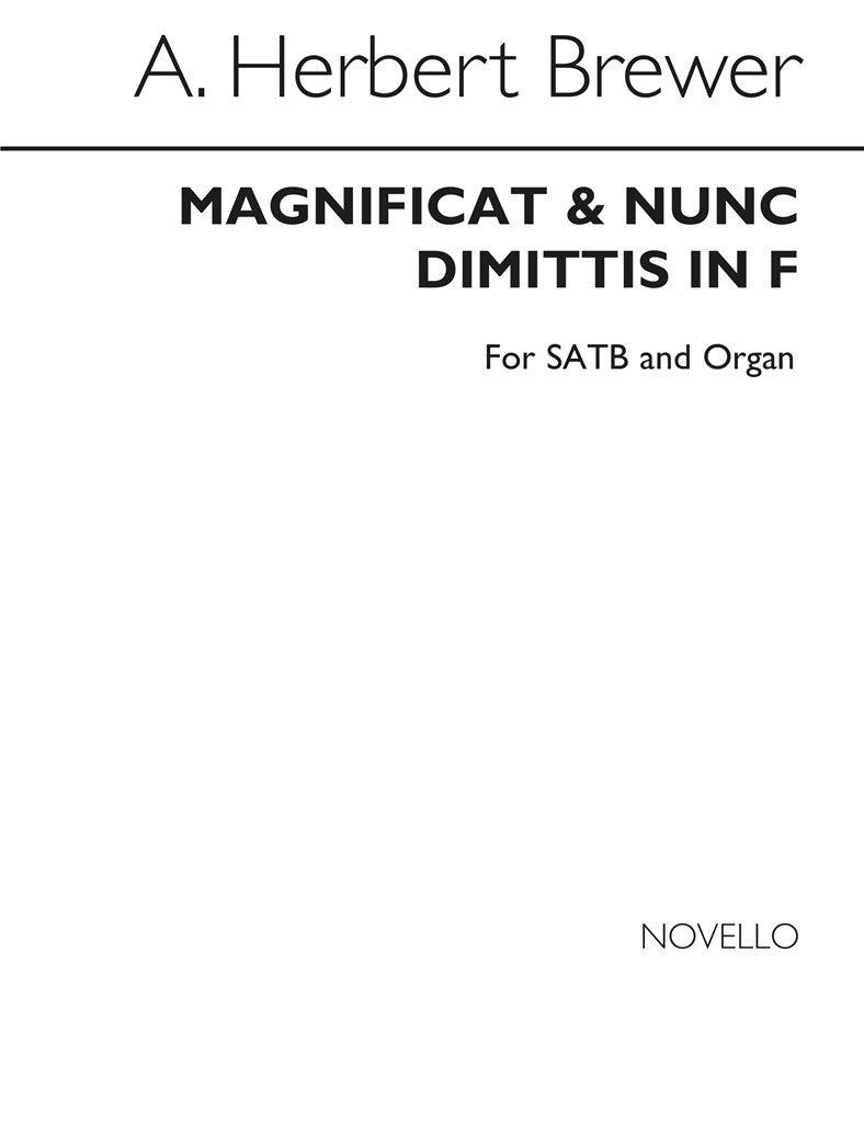 Magnificat and Nunc Dimittis In F